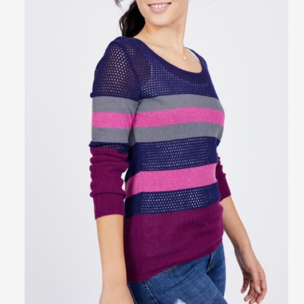 Octavia Mixed Media Sweater